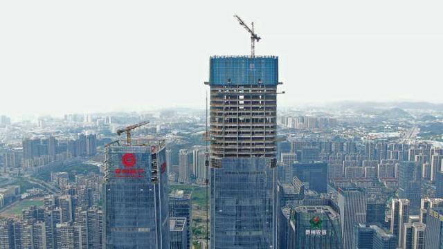 33905米贵阳国际金融中心双子塔将问鼎贵州第一高楼