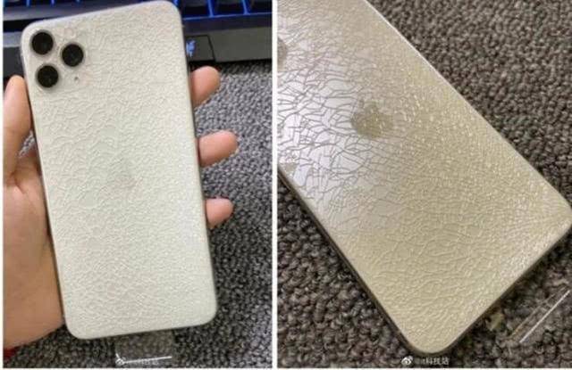 這可能是iphone11pro最有藝術感的機身破裂