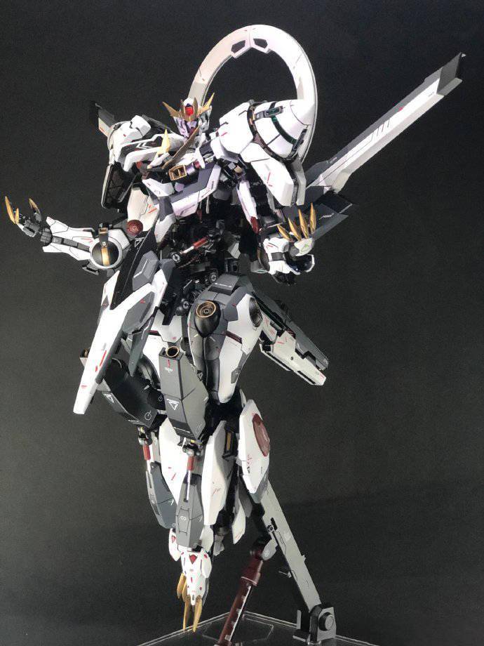 高达00系列风格双太阳炉巴巴托斯高达模型