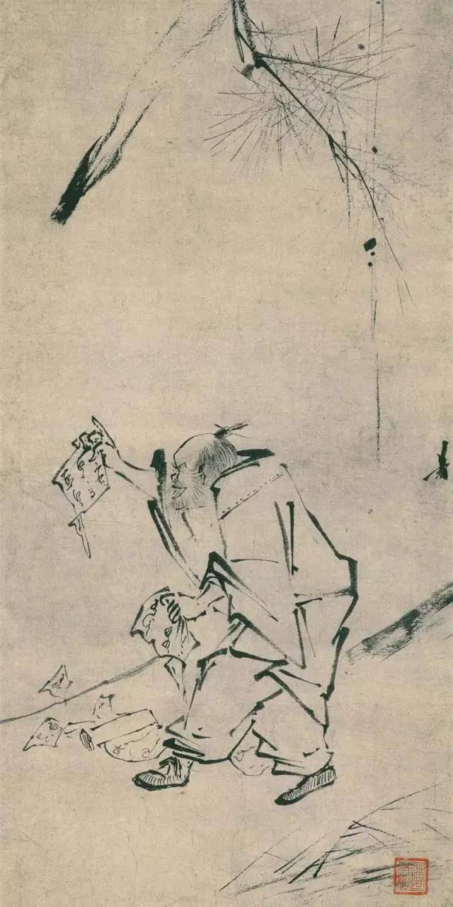 八高僧故事图卷局部南宋 李唐 村医图南宋 李唐 采薇图南宋 陈居中