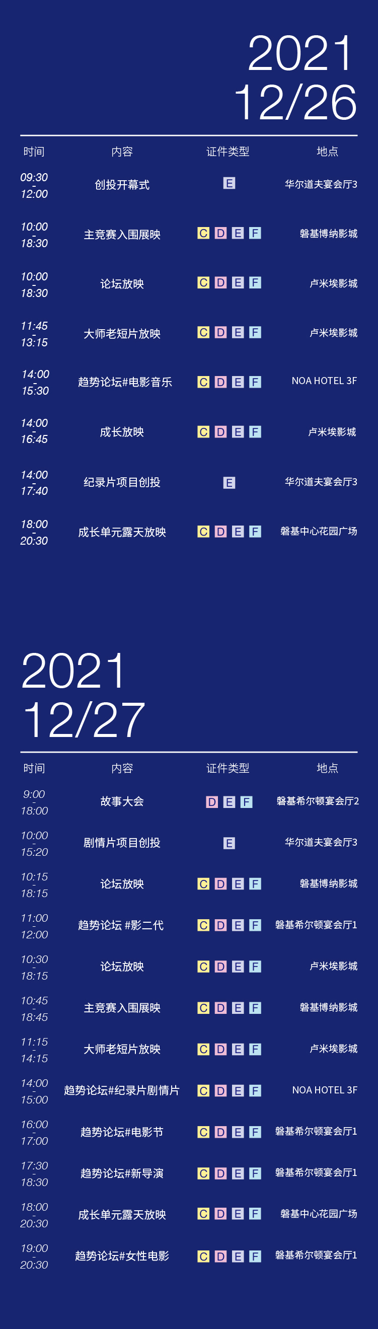 板块来了！2021 HiShorts! 厦门短片周全日程公布