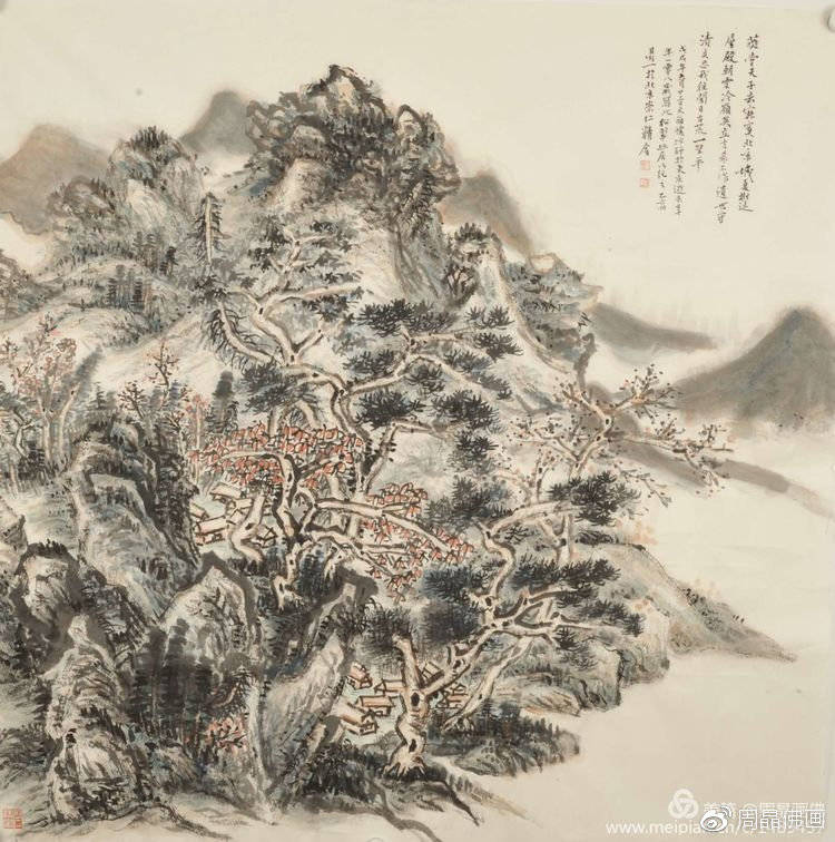 6767中国禅意书画名家系列——2019年徐鼎一书画月历_农历_桂月