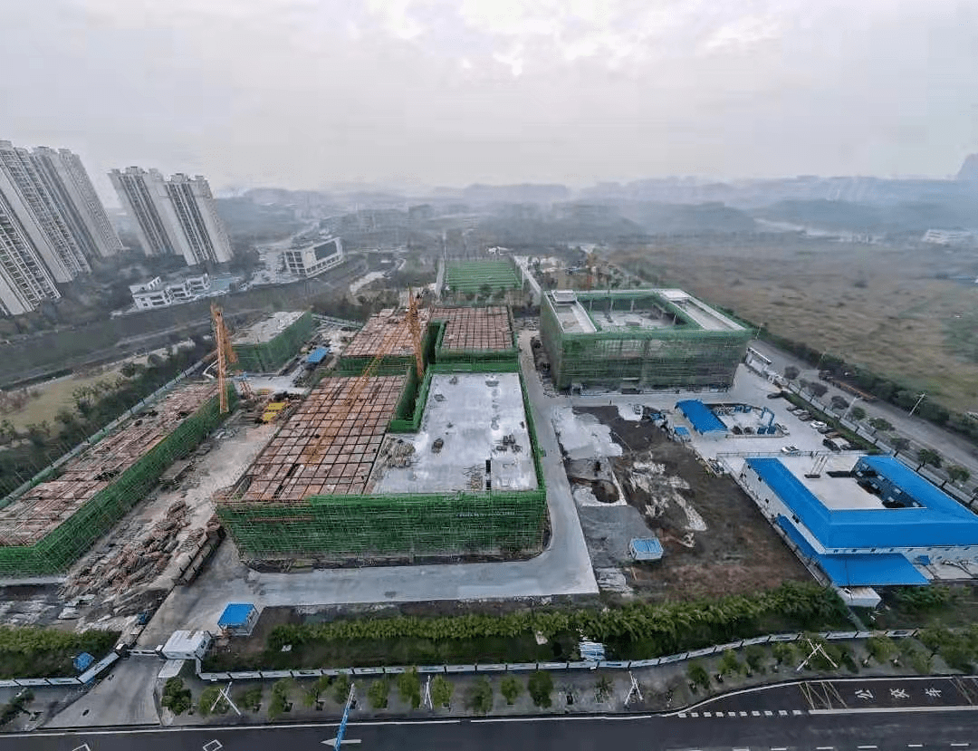 国内触摸屏龙头莱宝高科在两江新区水土打造产业园二期顺利封顶
