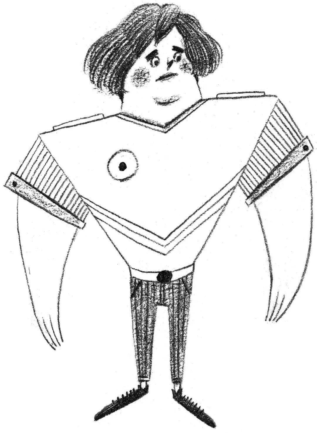 几何图形是怎么变可爱的?超简单的插画方法!_人物_圆形_身体