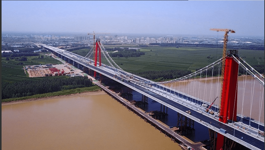 濟南鳳凰黃河大橋通車在即濟南第12座跨黃河大橋——濟南鳳凰黃河大橋