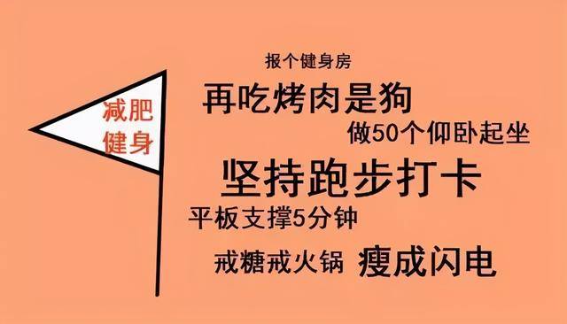 健身减肥别立flag要顺其自然