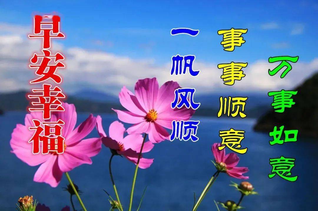 2022早上好问候祝福语最新早上好漂亮表情祝福图片