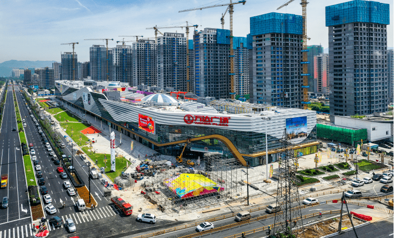 2019年11月,富阳万达广场开工建设