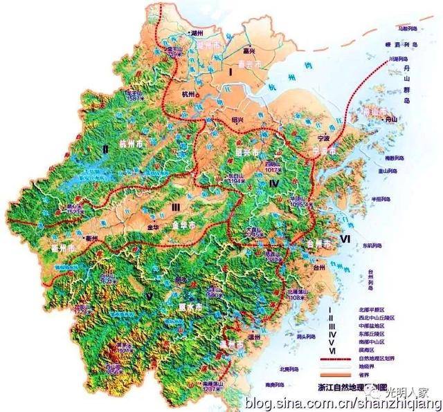 浙江五大平原分布概况_杭州湾_杭嘉湖_山脉