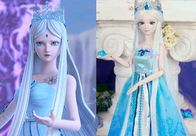 当叶罗丽仙子变芭比娃娃灵公主垫底冰公主第三第一神还原