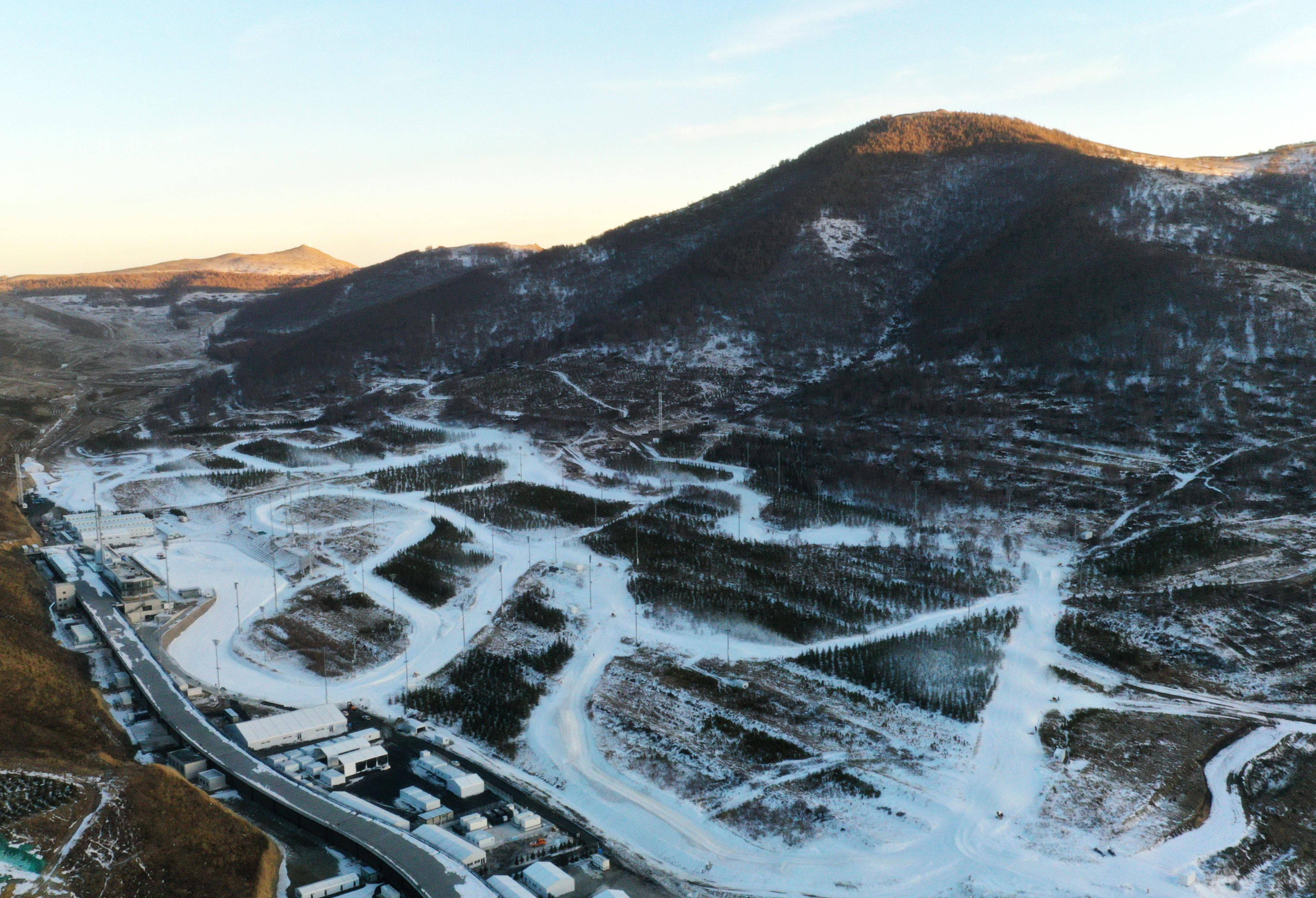 张家口赛区国家越野滑雪中心待迎高光时刻