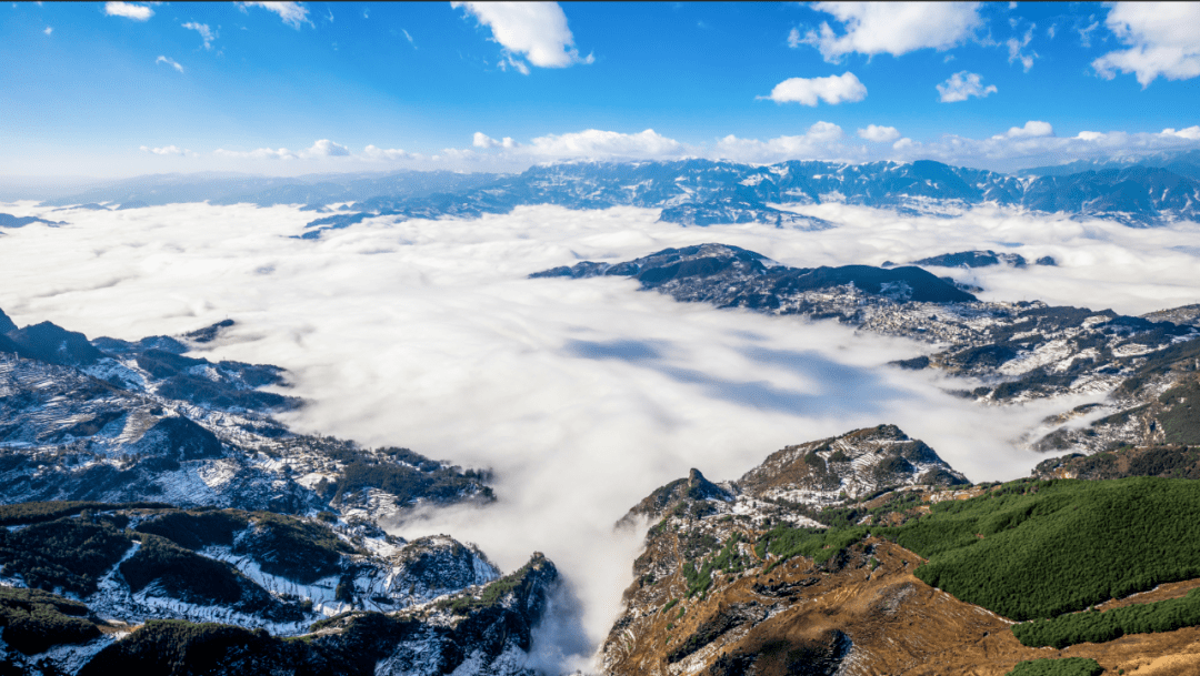 朱提影像藏不住了鲁甸轿顶山冬日限定美景上线