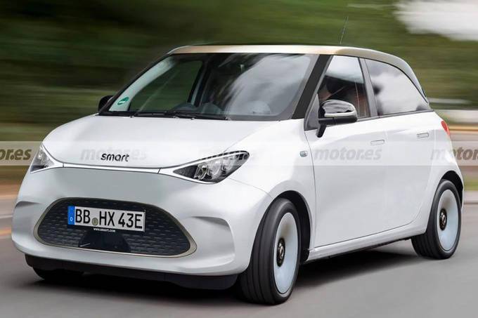 smart全新四门轿车渲染图年底发布国产售价下降