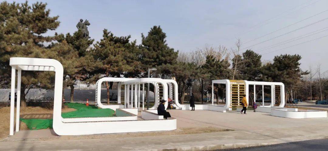 历时三个月昌平西关环岛完成华丽变身