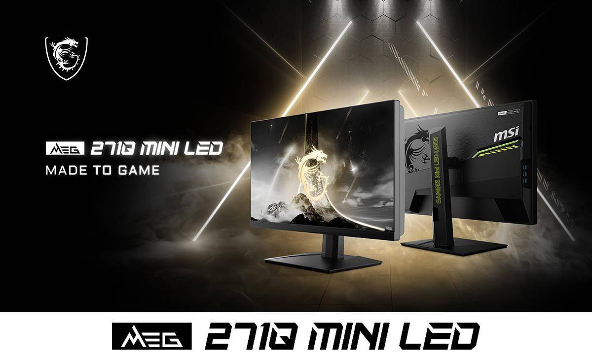 mini|微星发布世界首款 27 英寸 2K 300Hz mini LED 显示器