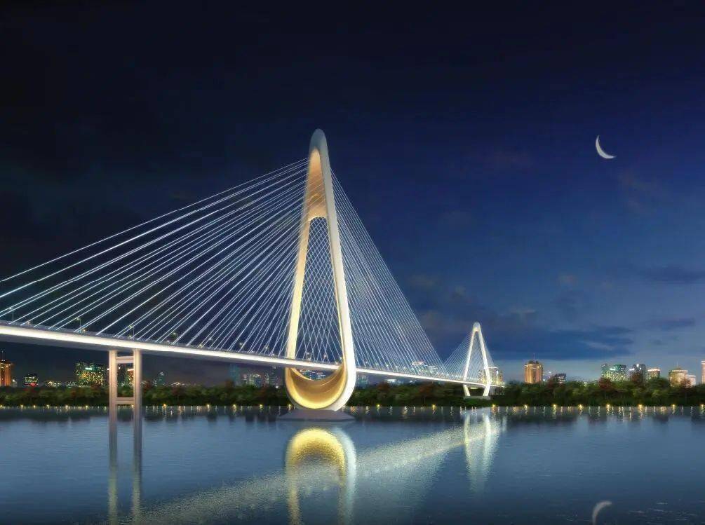 2020年6月,天津城建设计院中标"梧州市西江六桥前期咨询及初步设计"