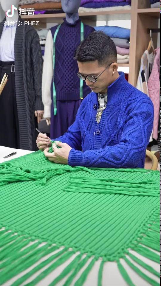 潘毛衣小哥 传承手工毛衣 匠心不忘初心