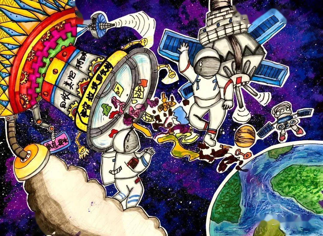 必须收藏,科幻画大全让科学插上艺术的翅膀!_未来人类_绘画_知识