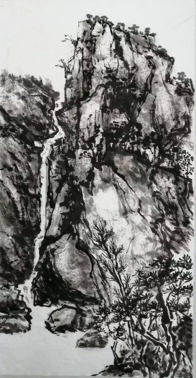 随性弄笔,脸有点墨