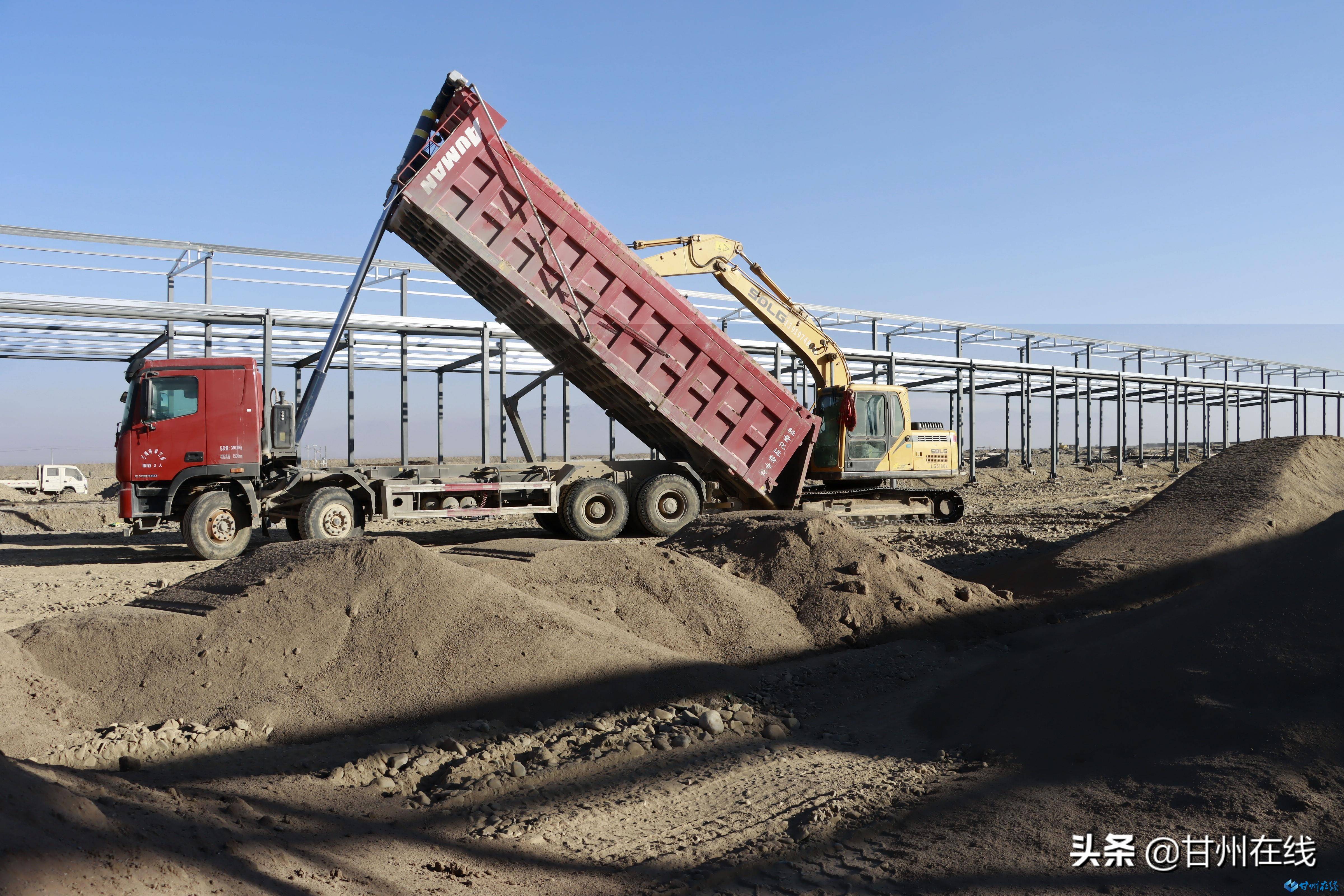 牛场建设 现代化建设图片