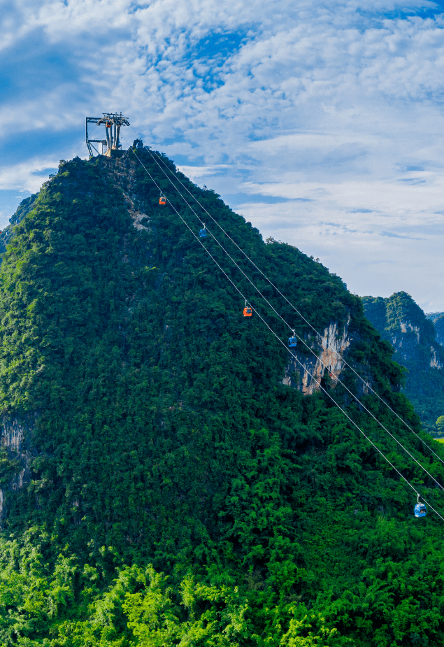 如意峰索道景区开园两周年_游客_阳朔_美景