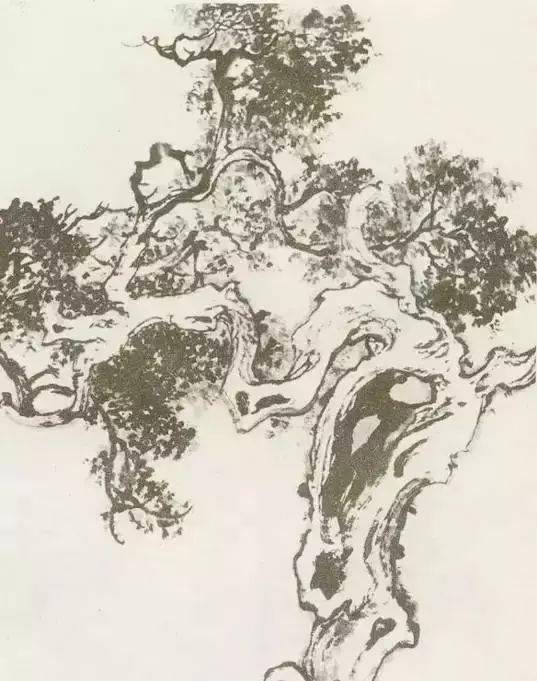 山水画中树的基本画法图片