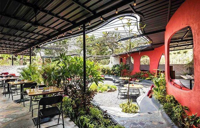 花园餐厅,何止是享受_庭院_区域_入口