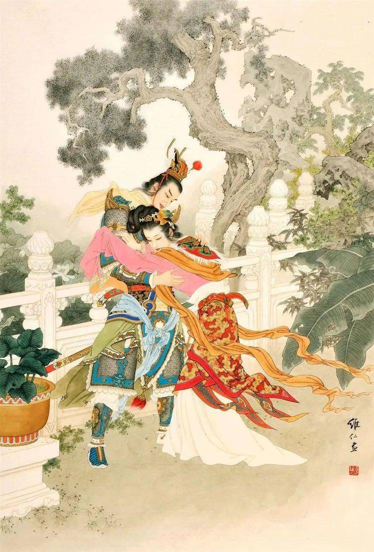 项维仁古代工笔人物精选,张张精彩,值得一看!_中国美术馆_作品_连环画