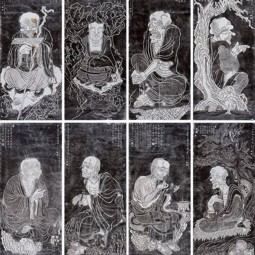 乾隆皇帝与杭州圣因寺本《十六罗汉图》_搜狐网