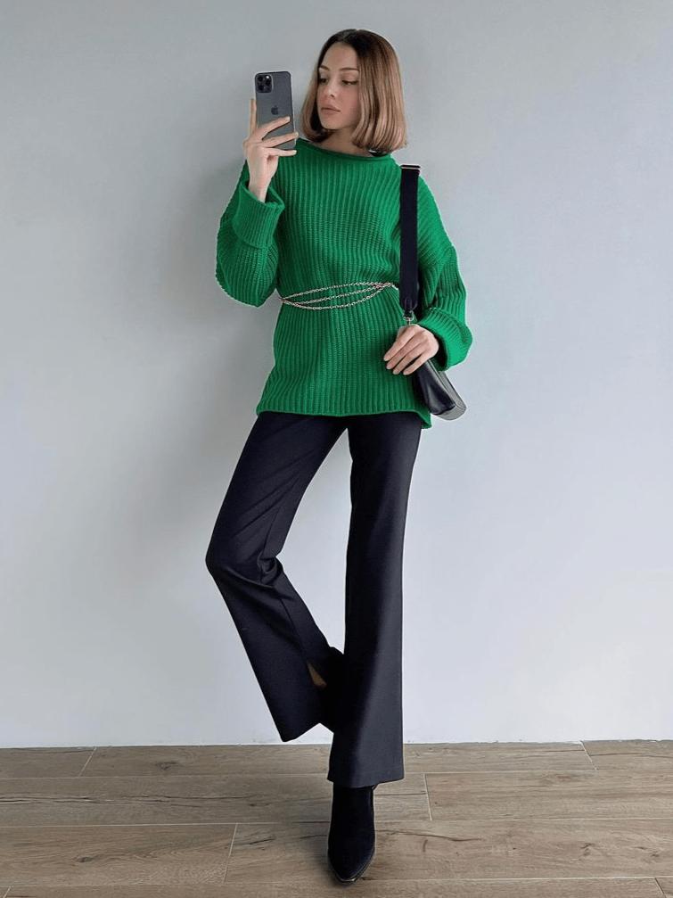 细节一身黑，换个穿法更时髦