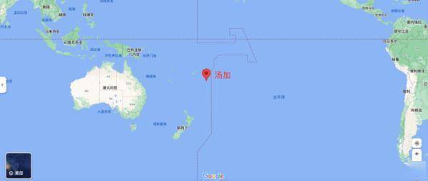 位于汤加王国首都努库阿洛法以北约65公里处的洪阿哈阿帕伊岛火山14日