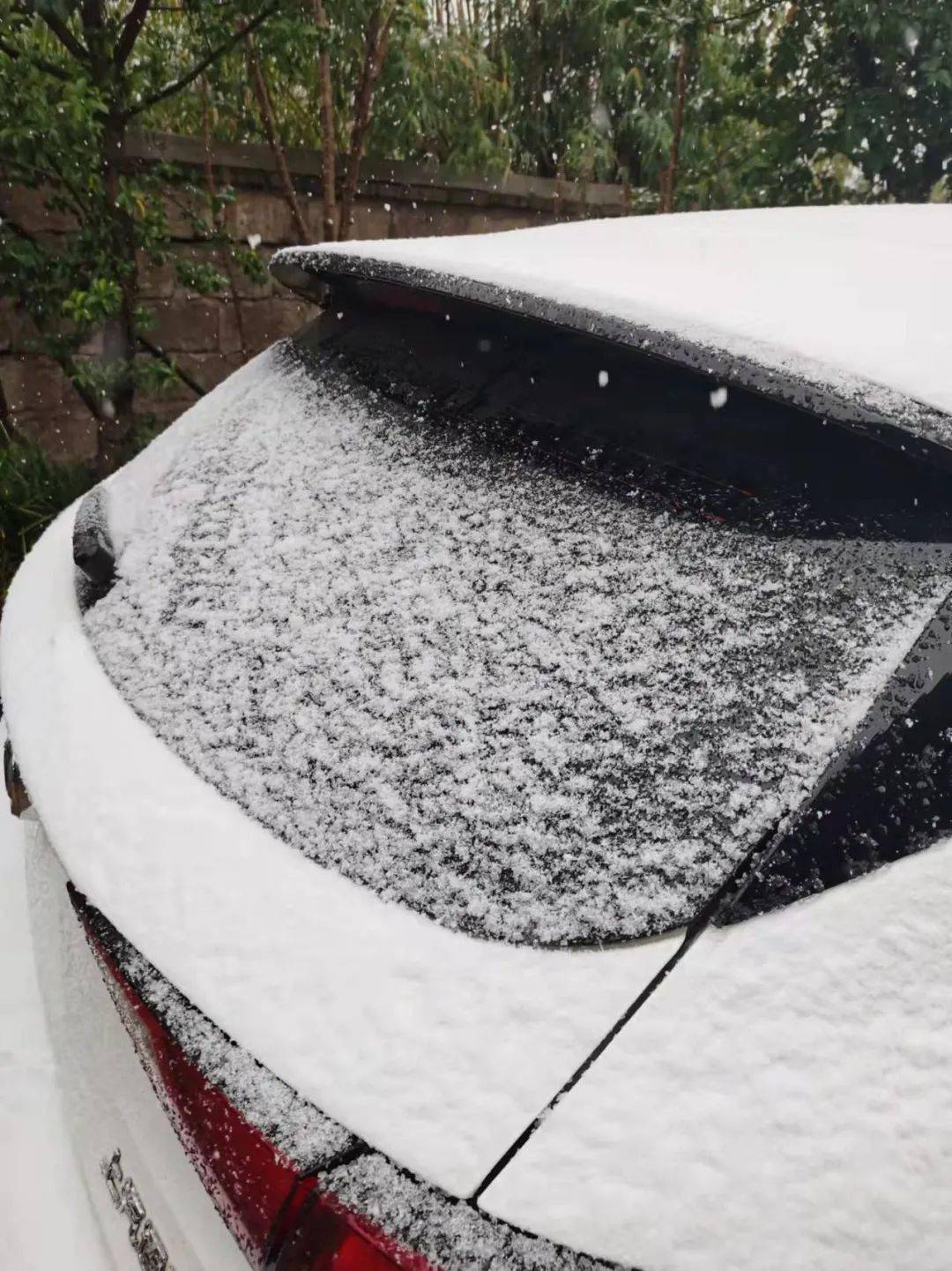 冬天雨夹雪的照片图片