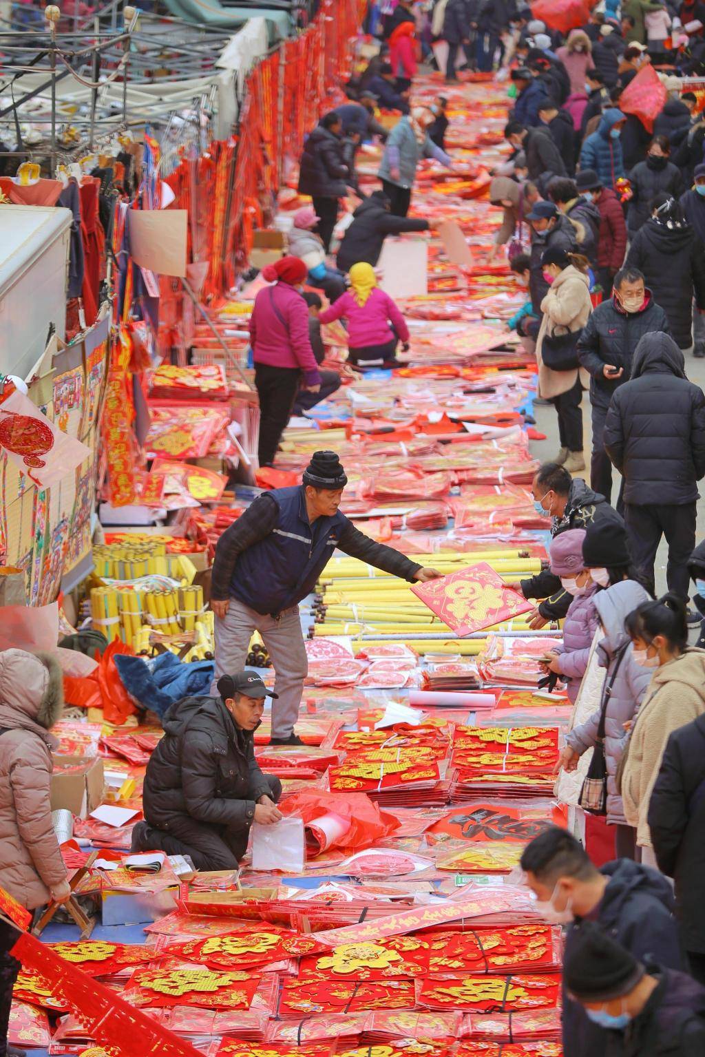 山东赶大集图片