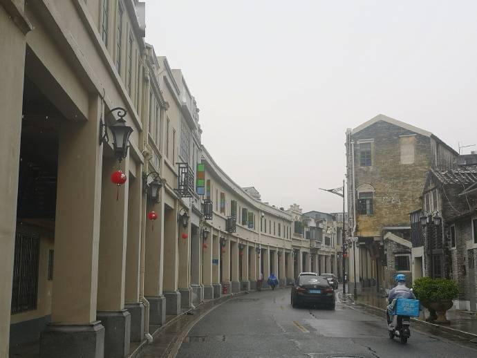 台山历史文化街区——骑楼商业街