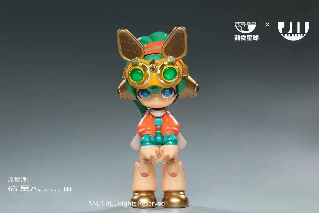 动物星球x疯景CrazyJN TOPUPU机器人，太可爱了怎么办！