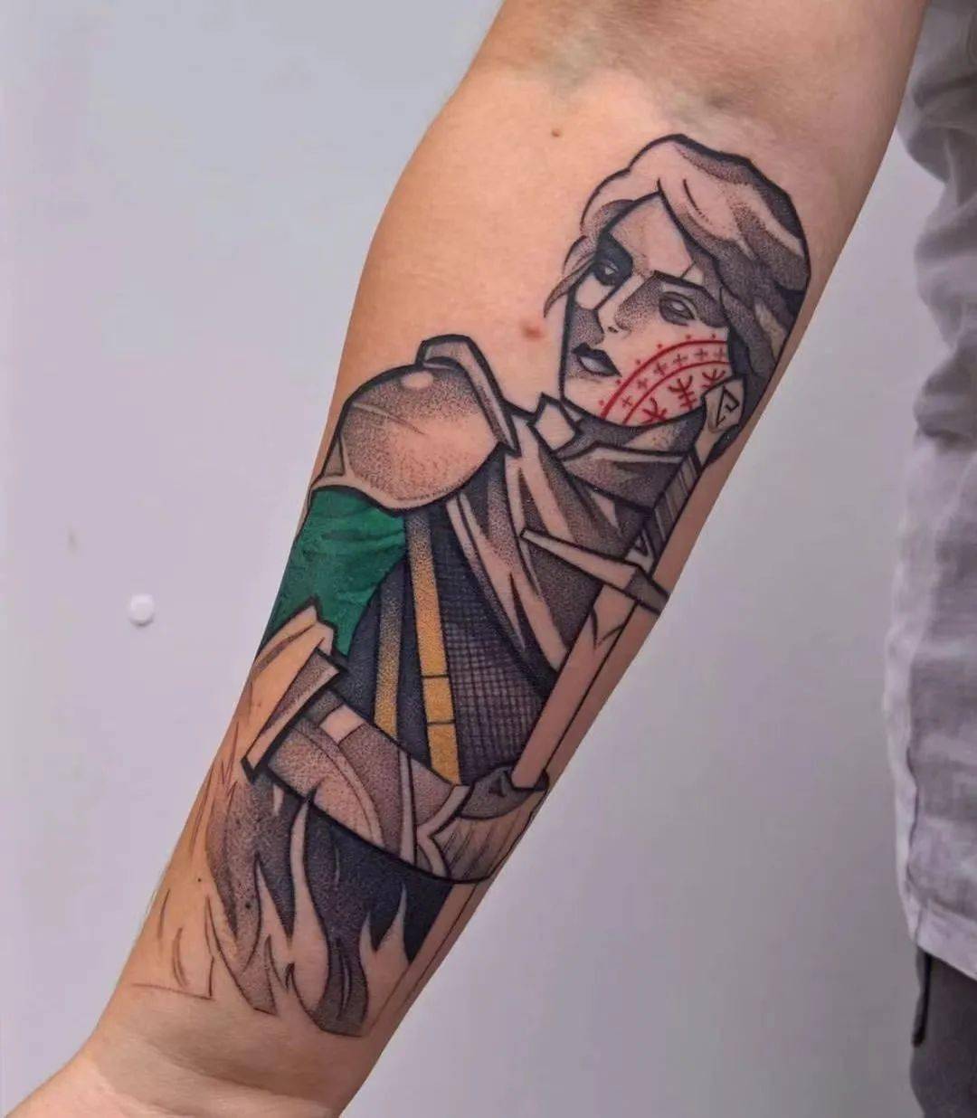 法国的圣女贞德纹身