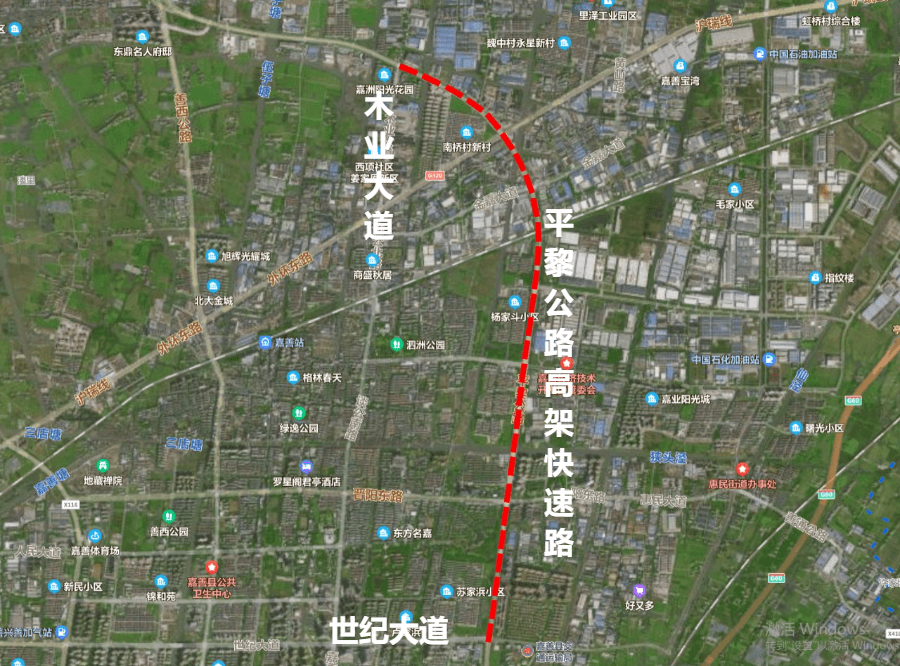大道段)高架桥梁主线顺利通过验收,这意味着嘉善县首条高架即将通车!