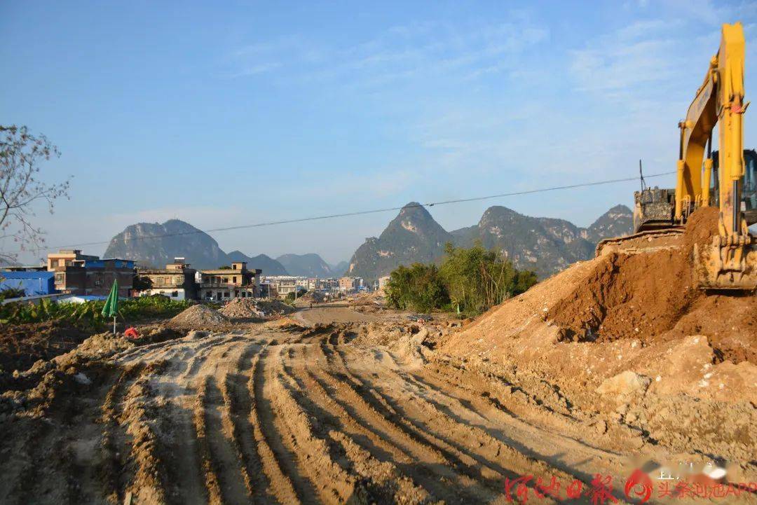 宜州环城路火热施工中!_道路_路基_浙大