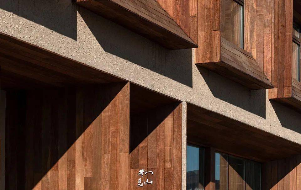 大观建筑设计开门见山桃花海里的民宿