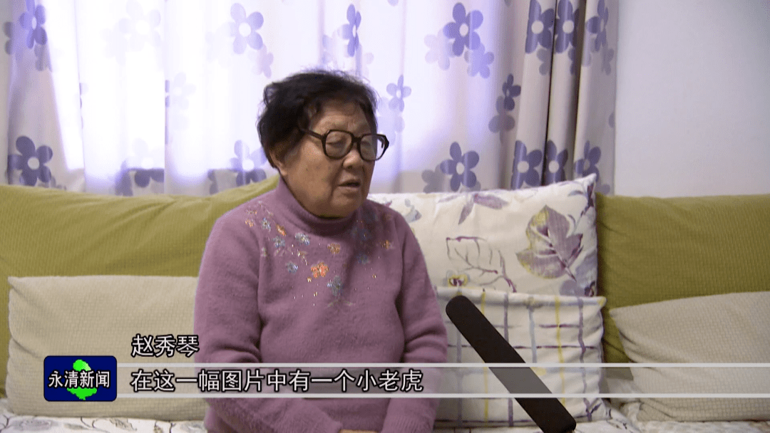 网络中国节61春节古稀老人赵秀琴纸上生花迎新春