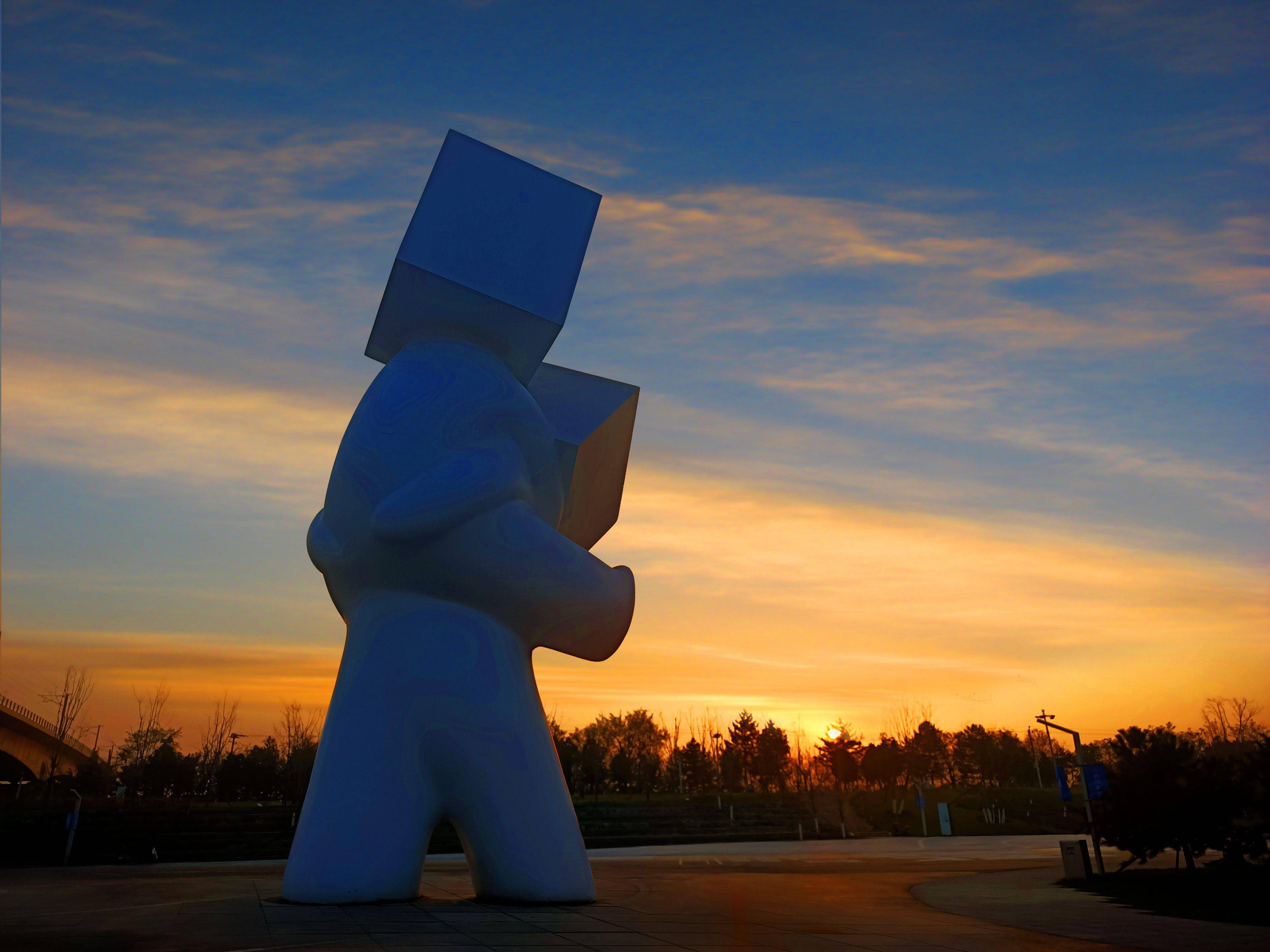 冬奥公园雪孩子雕塑师刘洋用雕塑连接世界