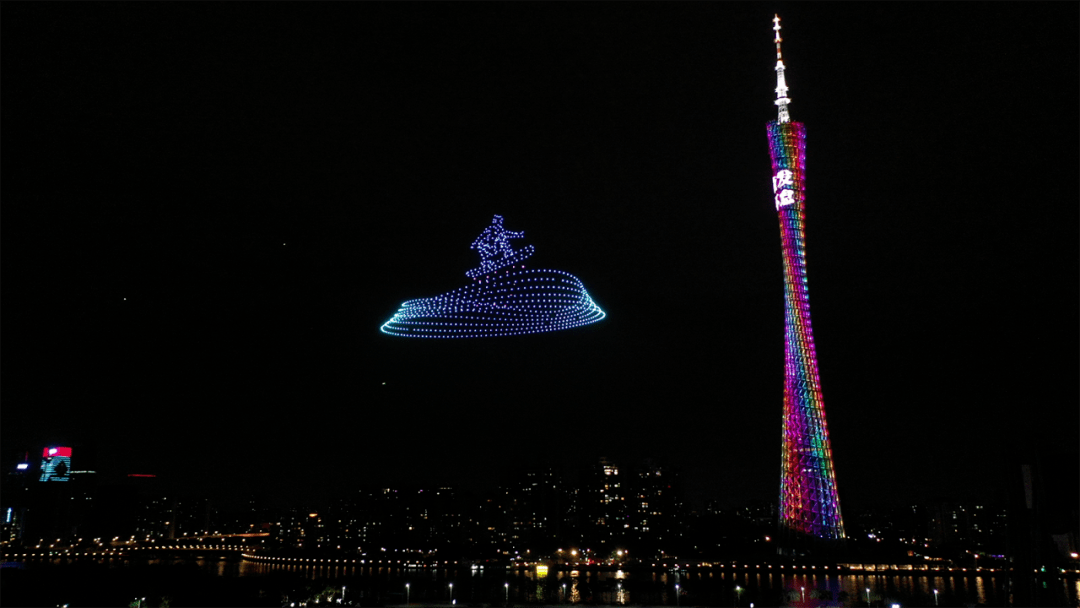 广州|昨天深夜，广州空中亮了！