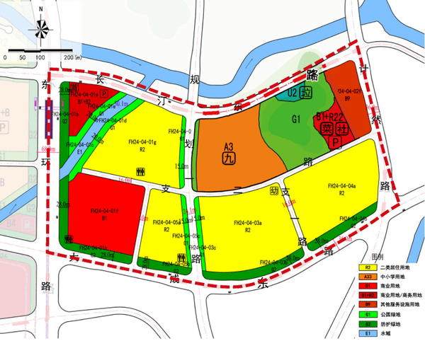 奉化区岳林街道大成路两侧地段局部调整_用地_地块_性质