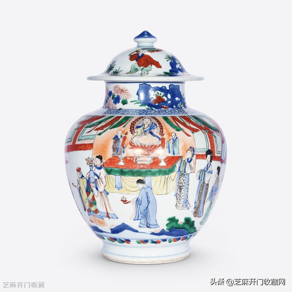 中国 清代 大清順治年製 古染付 雲龍文 蓋つき器 ／ 青花 覆輪 竜