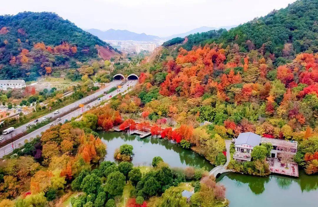 中央山公园一期地处灵山街以西,文化路以北,园区内设有游船码头,听风