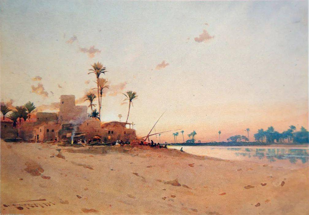 偏灰的亮调子让人极度舒适_作品_水彩画_都是偏