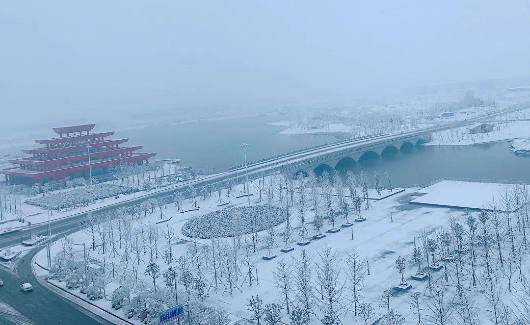 天门一夜间银妆素裹但接下来的天气