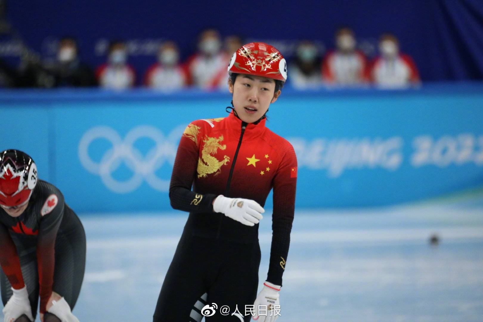 女子|张雨婷获得短道速滑女子500米第四名