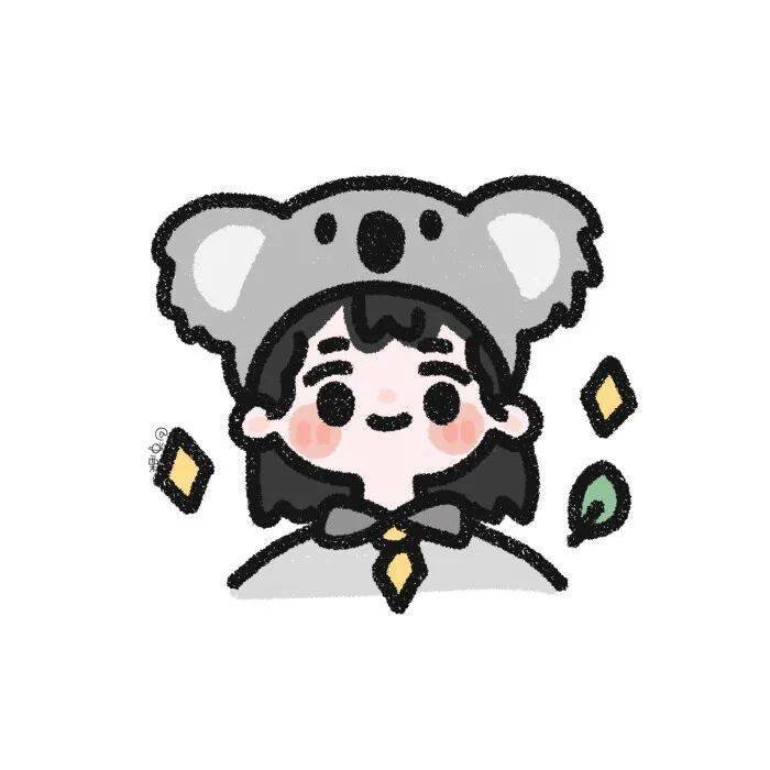 简笔人物可爱小女生