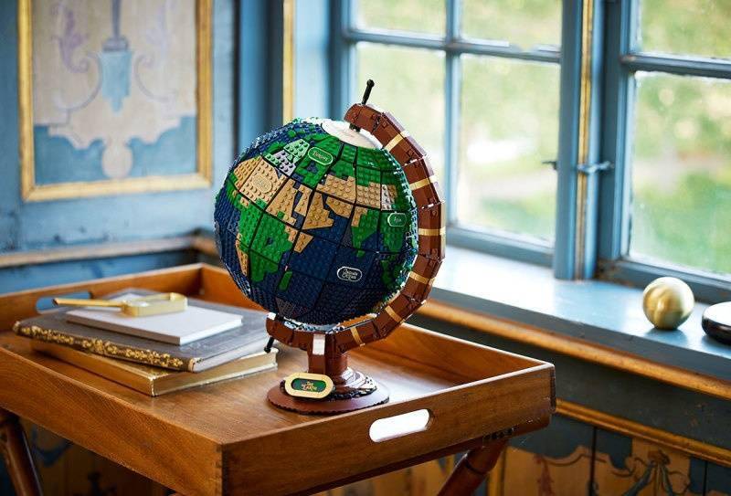 模玩资讯：LEGO 21332 Ideas 系列「地球仪」The Globe